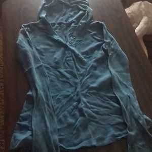 Blue long sleeve shirt